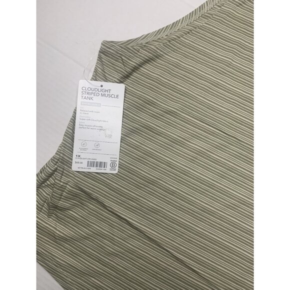 ATHLETA Cloudlight Striped Muscle Tank 1X - Picture 7 of 10